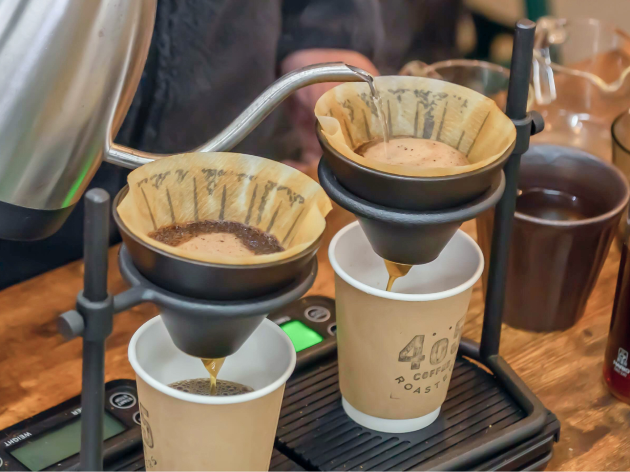 一杯ずつ丁寧に抽出：イメージ画像